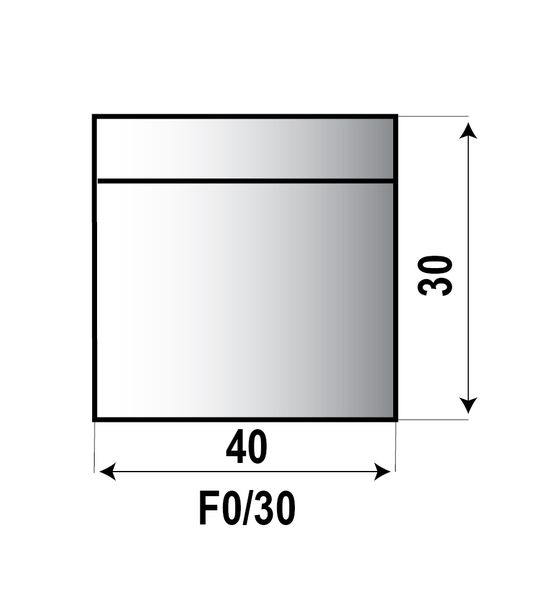 Brit ukosovací 0° pro PRO 10PB (NOZ-000017) F0/30mm titanový povlak