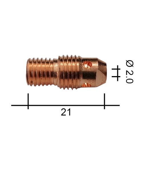 Držák kleštiny 2,0 21mm /TE0003-20/13N27/701.0280-ZVAR/ TIG/9/20