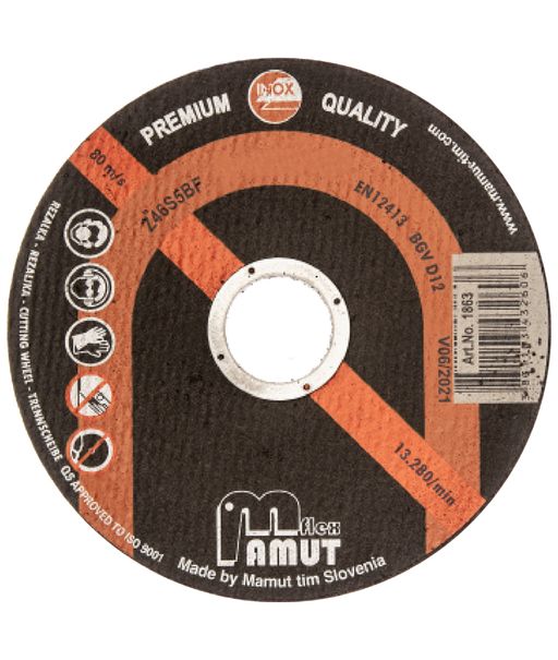 Kotouč řezný MAMUT Premium 180x1,6x22,23mm Z46S5BF (1828) nerez