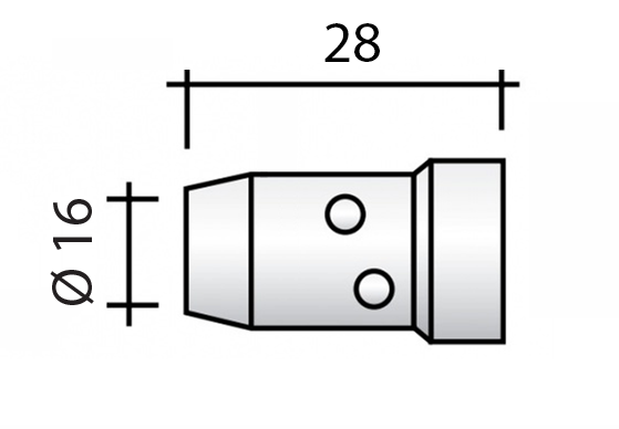 Rozdělovač plynu (difuzor) 500A /ME0579/030.0190-ZVAR/ keramický